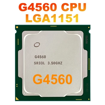 G4560 CPU Процессор 3 МБ 3,50 ГГц LGA1151 двухъядерный процессор для настольного ПК для B250 B250C Mining Материнская плата для Pentium