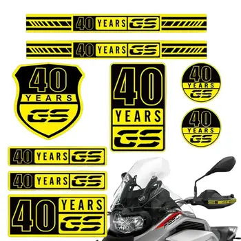 GS Наклейка на мотоцикл Водонепроницаемые наклейки для мотоцикла Подходит для GS 40 лет F650 / 700 / 800 / 850GS G310GS R1200 / 1250GS Универсальный