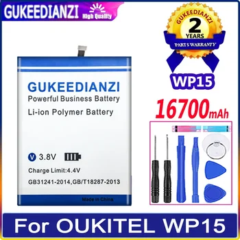 GUKEEDIANZI Батарея S89 16700 мАч для мобильного телефона OUKITEL WP15 Bateria