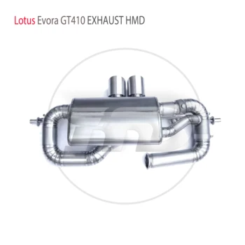 HMD Титановая выхлопная система Производительность Catback для Lotus Evora GT410 Спортивный глушитель для автомобилей Регулируемый клапан