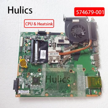 Hulics Подержанная материнская плата ноутбука для HP Pavilion DV7 DV7-3000 574679-001 DA0UT1MB6E1 Процессор DDR2, радиатор и вентилятор