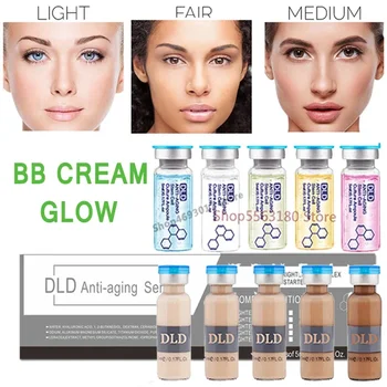 Korea BB Cream Glow Anti-aging Serum DLD Foundation Starter Kit Acne White Brightening Serum Set Concealer Makeup Bb Cream