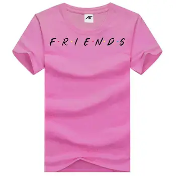 Ladies Friends TV Show Вдохновленная футболкой с принтом Футболки с короткими рукавами и круглым вырезом