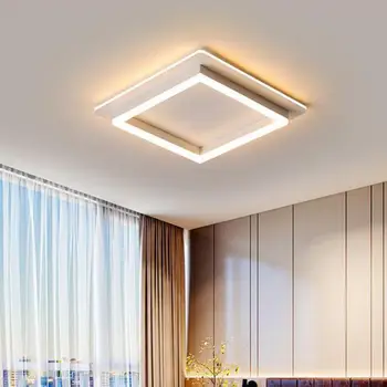 LED Потолочный светильник Современные простые круглые светильники для спальни Домашняя мода Скандинавская спальня Потолочный свет Кабинет комнаты Люминарии