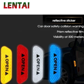 LENTAI 1 Set Авто Предупреждающая Маркировочная Лента Авто Дверь Светоотражающие Наклейки Для Hyundai Solaris I30 creta IX25 Suzuki Swift SX4 Lada