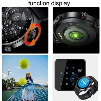 LIGE NFC Bluetooth Call Смарт-часы Мужчины HD Экран Спортивный браслет Водонепроницаемый монитор здоровья ЭКГ Мужские умные часы для IOS Android LIGE NFC Bluetooth Call Смарт-часы Мужчины HD Экран Спортивный браслет Водонепроницаемый монитор здоровья ЭКГ Мужские умные часы для IOS Android 1