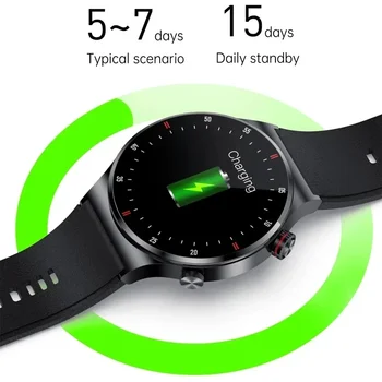 LIGE NFC Bluetooth Call Смарт-часы Мужчины HD Экран Спортивный браслет Водонепроницаемый монитор здоровья ЭКГ Мужские умные часы для IOS Android LIGE NFC Bluetooth Call Смарт-часы Мужчины HD Экран Спортивный браслет Водонепроницаемый монитор здоровья ЭКГ Мужские умные часы для IOS Android 3