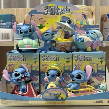Lilo & Stitch Changyou Series Тема Слепая коробка Коллекционные фигурки Украшения для рабочего стола Милая кукла Mystery Box Модель Сюрприз Подарок