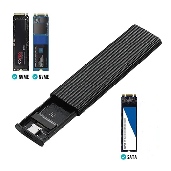 M2 SSD Корпус NVME Корпус M.2 на USB SSD Адаптер для NVME PCIE NGFF SATA M+B Key 2230/2242/2260/2280 Двойной протокол M2 SSD Корпус NVME Корпус M.2 на USB SSD Адаптер для NVME PCIE NGFF SATA M+B Key 2230/2242/2260/2280 Двойной протокол 2