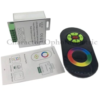  Magic Dream Color RGB светодиодный контроллер, DC12,24V 5-клавишный алюминиевый корпус RF Touch RGB контроллер для светодиодных лент, настенных светильников