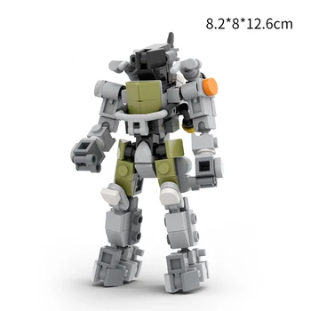 MOC Creative Ideas Game Halo Mecha Soldier Robot Model Set Строительные блоки Кирпичи Наборы DIY Игрушки для детей Детские подарки