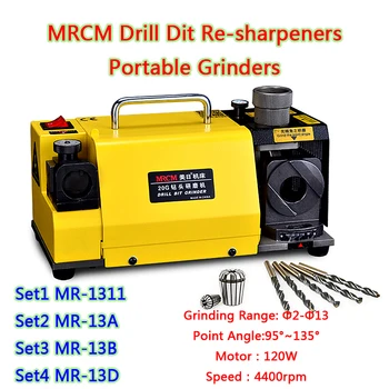 MR-13 3 ~ 13 мм MRCM Точилка для сверл Портативная угловая шлифовальная машина ER20 Диск Универсальный нормальный шлифовальный станок Инструмент для заточки бит