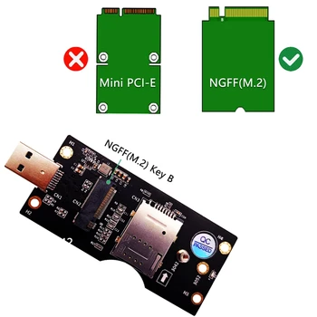 NGFF M.2 Key B на USB 3.0 Адаптер Карта расширения с SIM-картой 8-контактный слот для модуля WWAN/LTE 3G/4G/5G с поддержкой M.2 NGFF M.2 Key B на USB 3.0 Адаптер Карта расширения с SIM-картой 8-контактный слот для модуля WWAN/LTE 3G/4G/5G с поддержкой M.2 3