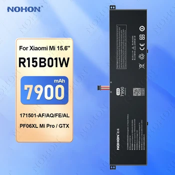 NOHON R15B01W Аккумулятор Для Ноутбука Xiaomi Pro 15.6 Inch GTX RUBY 171501-AF/AQ/FD TM1701 181501-AD/AB 11.55V Ноутбук Bateria