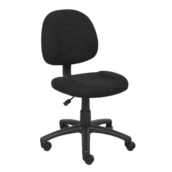 Office & Home B315-BK Beyond Basics Регулируемый офисный стул без подлокотников, черный