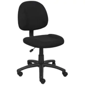 Office & Home B315-BK Beyond Basics Регулируемый офисный стул без подлокотников, черный Office & Home B315-BK Beyond Basics Регулируемый офисный стул без подлокотников, черный 2