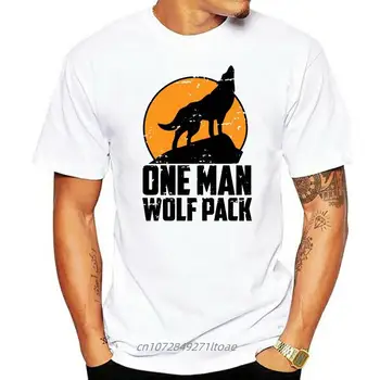 One Man Wolf Pack, вдохновленная футболкой с принтом Алана Похмелья, футболка в летнем стиле, повседневная футболка