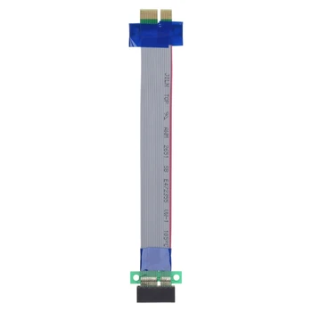 PCI-e Extension Line PCIE 1X Двухскоростной кабель-преобразователь типа «папа-мама» 7,5 дюйма