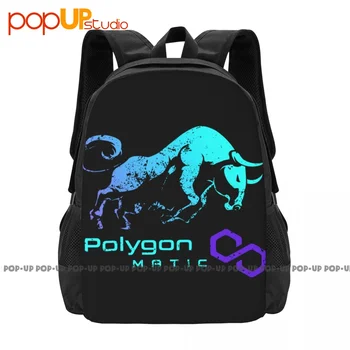 Polygon Matic Crypto Bullrun Hodl Token To Rich Millionaire Рюкзак Складная спортивная сумка большой емкости