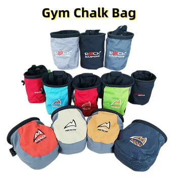  Premium Gym Chalk Bag для скалолазания Тяжелая атлетика Скалолазание Мел Кулиска Сумка Магний Порошок Сумка Аксессуары для фитнеса