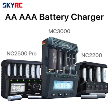 SKYRC MC3000 Зарядное устройство NC2500 Pro / NC2200 для AA AAA AAA Nimm Универсальное перезаряжаемое BT LCD Интеллектуальное зарядное устройство