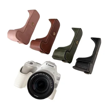 SL3 PU Защитная наполовину крышки корпуса для камеры Canon EOS 200D Mark II Kiss X10