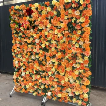 SPR Стеновые панели с оранжевым цветком для вечеринки, свадьбы, искусственных цветов, декоративных цветов