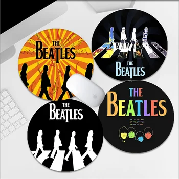 T-The-B-Beatles Rock Band Mousepad INS Tide Круглый клавиатурный коврик Настольный кабинет Геймер Настольный коврик для мыши Коврики для чашки Настольный декор