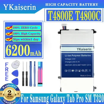 T4800E T4800C 6200 мАч Аккумулятор для Samsung Galaxy Tab Pro 8.4 SM-T321 T325 T320 T321 Батарея + номер отслеживания