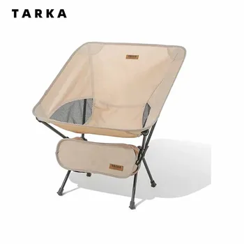 TARKA Складной стул на открытом воздухе Oxford Cloth Кемпинг Moon Chair Сверхлегкий портативный походный барбекю Место для пикника Рыбалка Пляжные аксессуары