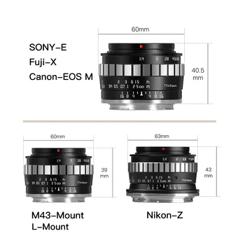 TTArtisan 23mm F1.4 Объектив камеры с ручной фокусировкой для Sony E Mount a6300 Fuji XA XT3 XE Canon M6 Panasonic Olympus M43 Nikon Z30 Z50 TTArtisan 23mm F1.4 Объектив камеры с ручной фокусировкой для Sony E Mount a6300 Fuji XA XT3 XE Canon M6 Panasonic Olympus M43 Nikon Z30 Z50 3
