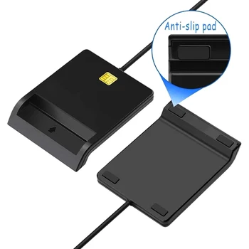 USB Считыватель смарт-карт micro SD / TF память Банк идентификаторов электронный DNIE dni citizen sim cloner connector адаптер Считыватель идентификационных карт