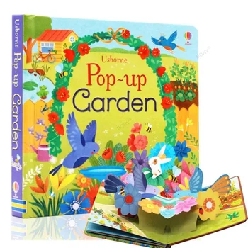 Usborne Pop Up 3D Flap Picture Английские книги для детей Сказки Чтение книги на английском языке Монтессори Развивающие игрушки Детский подарок