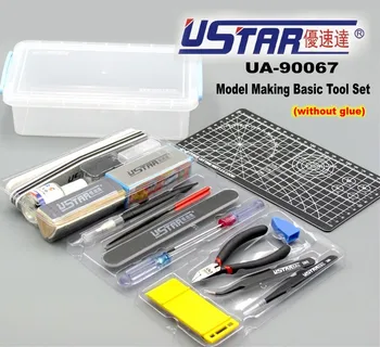 Ustar UA-90067 Создание модели Базовый набор инструментов Сборка модели Наборы инструментов для Gundam Модель Хобби DIY Аксессуары без Gule