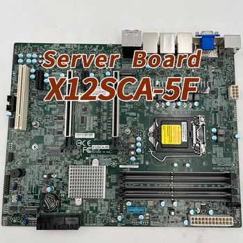 X12SCA-5F для супермикро Рабочая станция ATX Материнская плата LGA-1200 Intel W580 Чипсет DDR4 Поддержка Core i9 / i7 / i5 / i3 10-го поколения