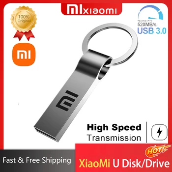 Xiaomi Metal Оригинальный высокоскоростной U-диск Портативный SSD USB 3.0 Drive Флэш-накопитель 1 ТБ 2 ТБ для ноутбука 256 ГБ 512 ГБ большой емкости