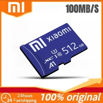 XIAOMI Память SD Карта 128 ГБ 256 ГБ 512 ГБ Высокоскоростная флэш-карта класса 10 SD / TF для смартфона Настольный ПК Камера Флэш-память Мини SD-карта