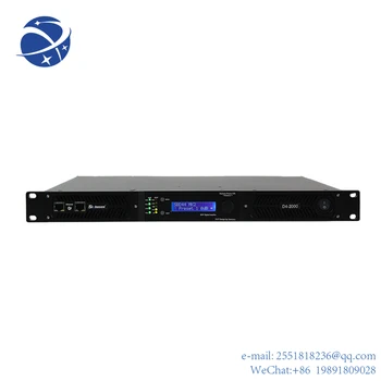 YYHC DSP D4-2000 класс D 1U 2000 Вт 4-канальный цифровой DSP усилитель мощности звука профессиональный