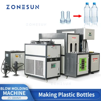 ZONESUN ZS-SBMM1 Различные формы пластиковых бутылок Выдувная машина для производства стрейч-выдувной машины Полые пластиковые контейнеры Воздуходувка для бутылок