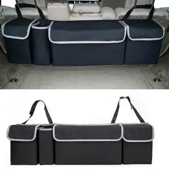 Авто Заднее сиденье Мульти Карманы Различная сумка для хранения Багажник автомобиля Аксессуар Органайзер