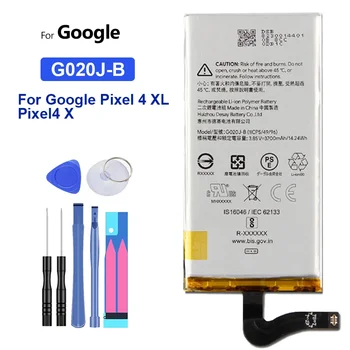 Аккумулятор G020J-B 3700 мАч для Google Pixel 4 XL Pixel4 X Pixel4 x Pixel4 XL Bateria