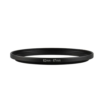 Алюминиевое черное кольцо с повышающим фильтром 62 мм-67 мм 62-67 мм 62-67 Адаптер фильтра Адаптер объектива для объектива Canon Nikon Sony