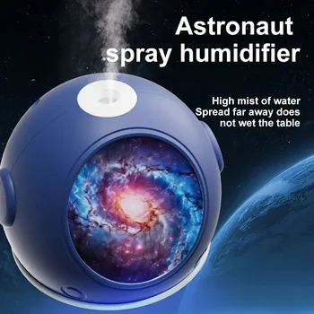  Ароматический диффузор с гидратированным воздухом - питание от USB для увлажнителя со светодиодной подсветкой и чистой и портативной наклейкой астронавта