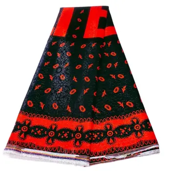Африканская парча Кружева Жаккардовая ткань Французское кружево Блестящие шелковые ткани для женщин Вечернее платье 5 ярдов