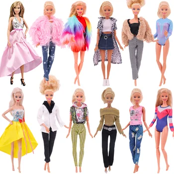 Барби Кукла Одежда Модное Платье Юбка Брюки Одежда Для Барби Кукла Одежда & 11,8 дюймов Кукла Аксессуары Девочка Игрушка Подарок