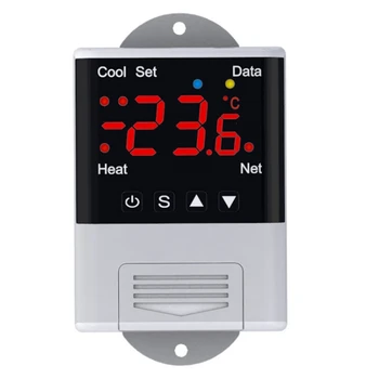Беспроводной Wi-Fi Термостат контроллера температуры AC110-220V DTC1201 NTC Sensor Digital Display APP Control для умного дома