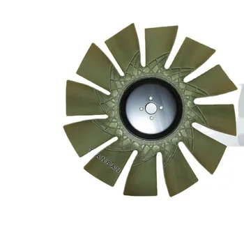 Вентилятор двигателя S6K Аксессуары для экскаваторов Лопасти вентилятора Carterpill 200B/ 320B/312V1/V2 6/ 9/12 листьев