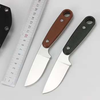 высокое качествоGT159конец льняная ручка14C28N лезвие кемпинг выживание складной карман маленький прямой нож наружные инструменты тактические ножи