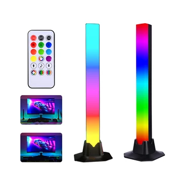 Вычислительная игровая настольная RGB светодиодная лампаОсвещение управления средой Интеллектуальная подсветка украшения рабочего стола голосовое управление цветной светодиод
