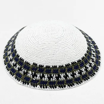 вязаные мусульманские шапки для мужчин Дубай Саудовская Аравия Аксессуары Шляпа для поклонения Синьцзян Куфи Исламские еврейские кепки
